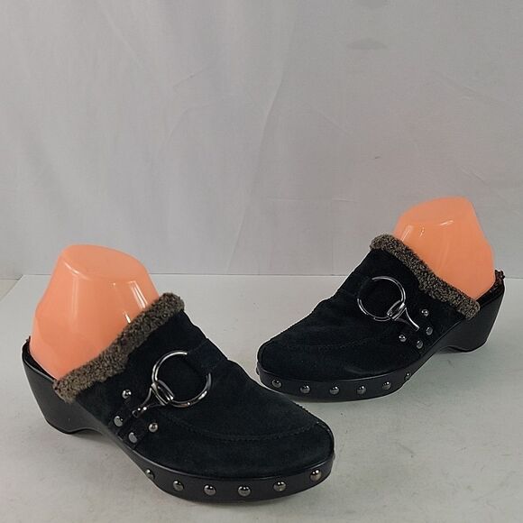 Stuart Weitzman Slip-on Mule Heeled Women's Clogs - Picture 3 of 15